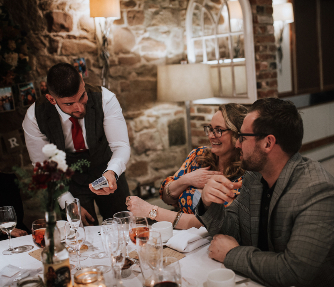 A Winter Wedding at Morley Hayes Golf Club, Derbyshire by Michael Pride Magician